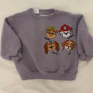 Zara x Paw Patrol 3T sweatshirt VGUC